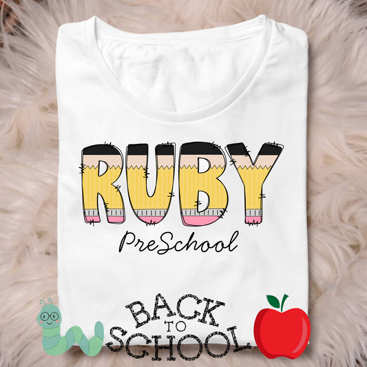 Back to School Custom Names