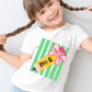 YOUTH: Striped back to school Pencil bow