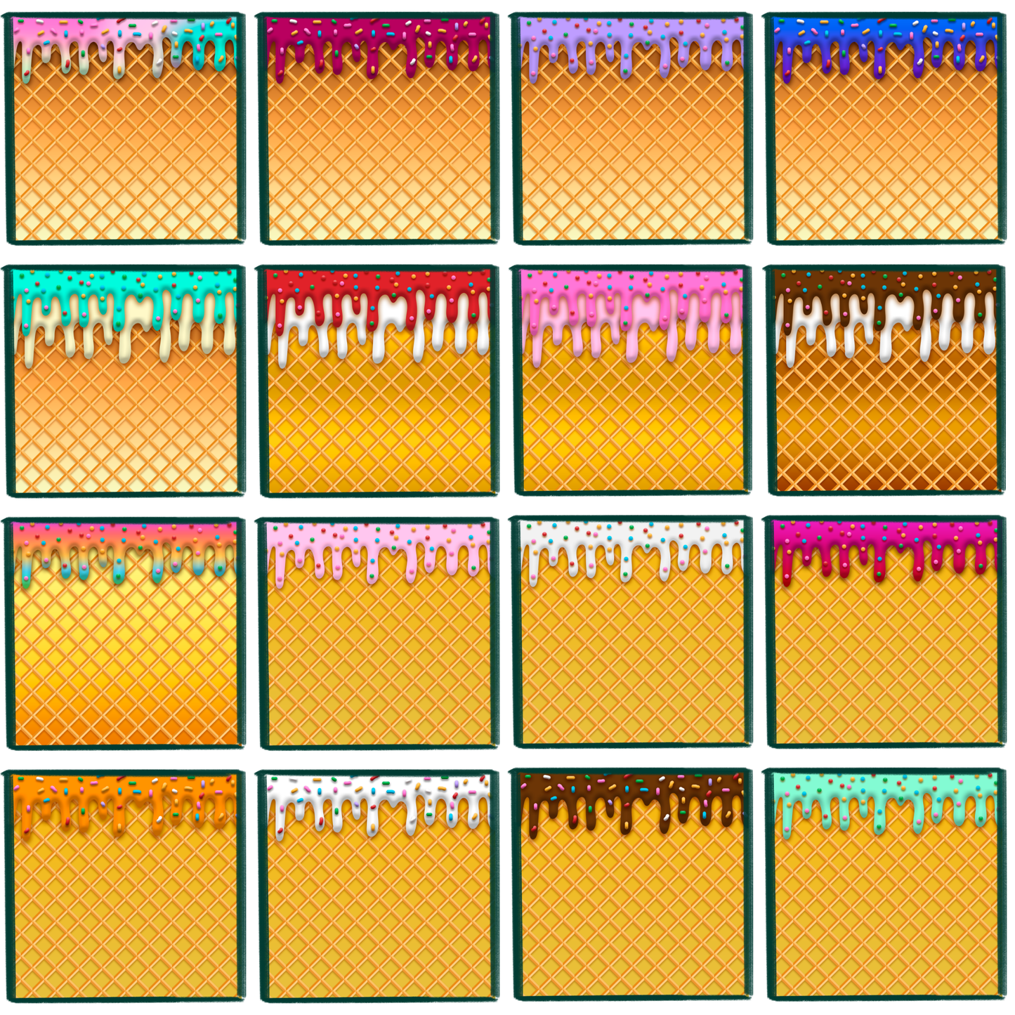 Ice Cream Drip Letters - Kids