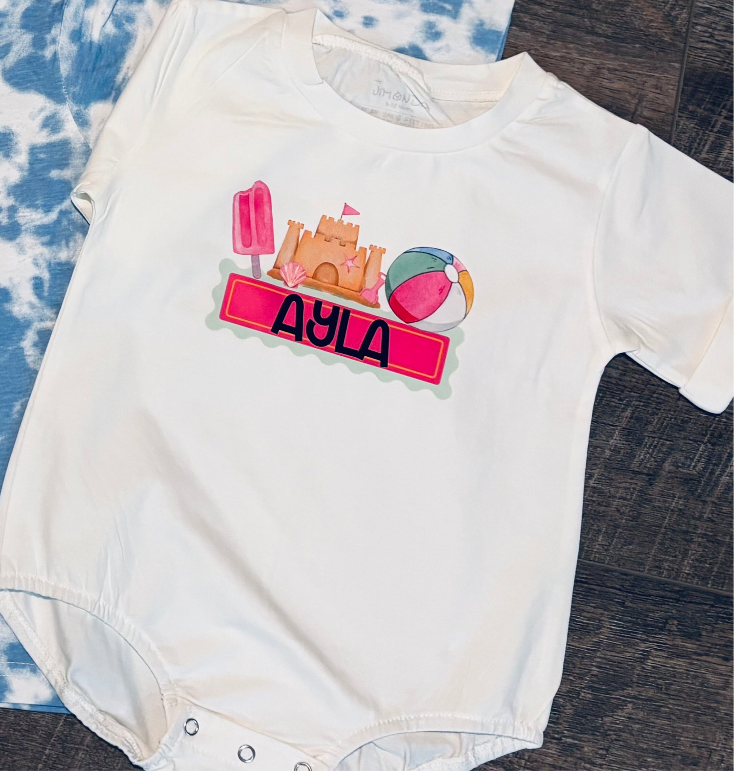 Summer Custom Name Bubble