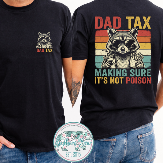Racoon Dad Tax- front and back