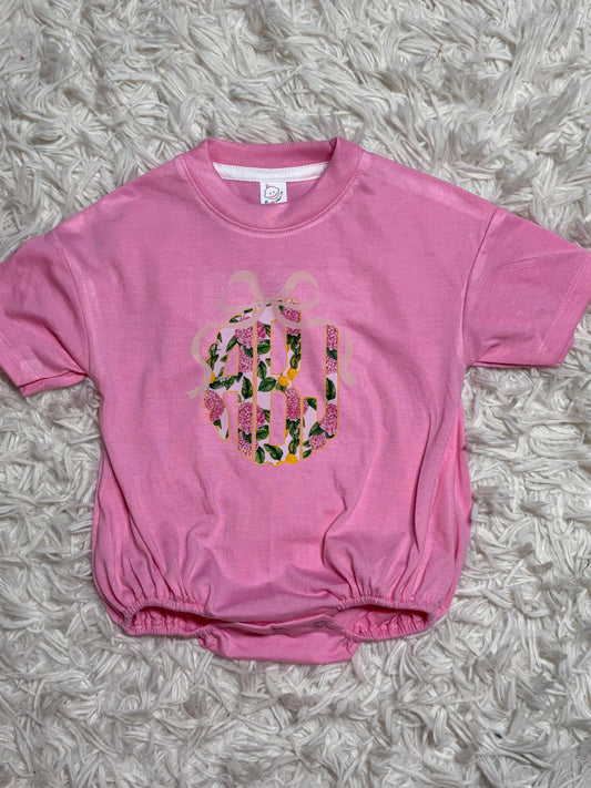 Monogrammed Baby Bubble