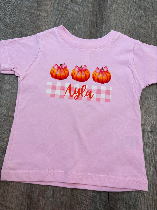 Custom Bow Pumpkins