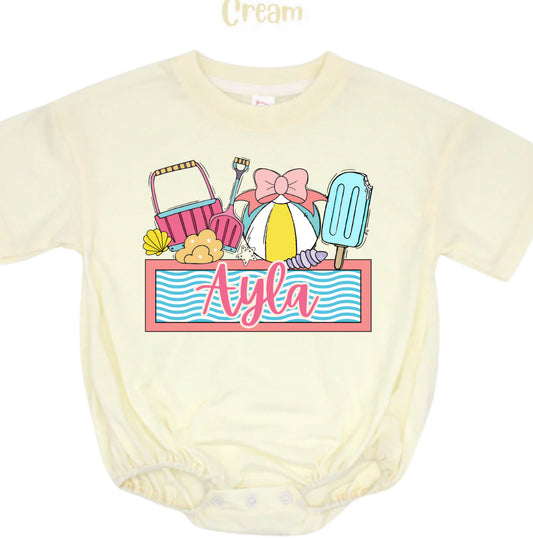 Summer Custom Name Bubble