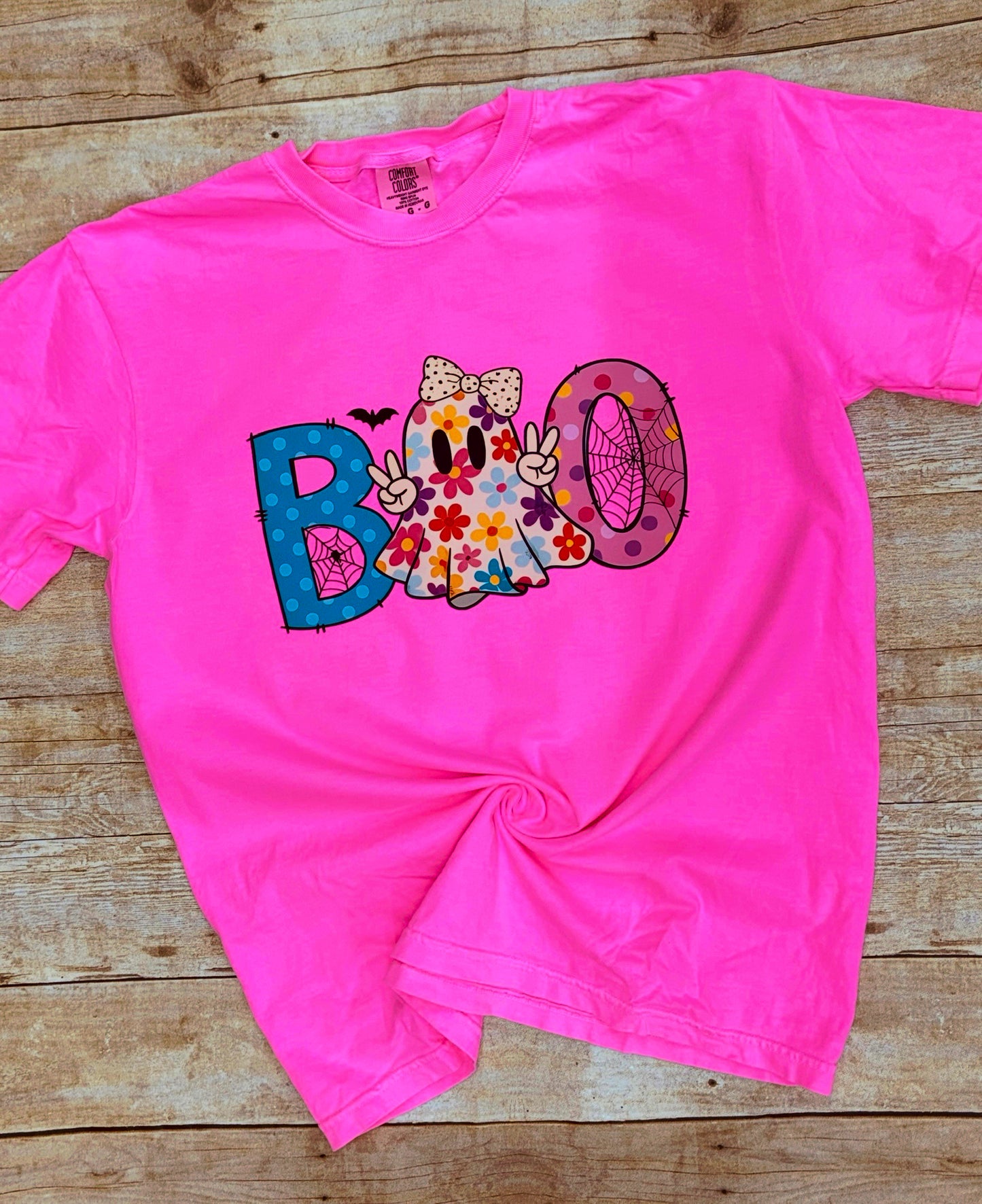 Retro BOO Floral Ghost