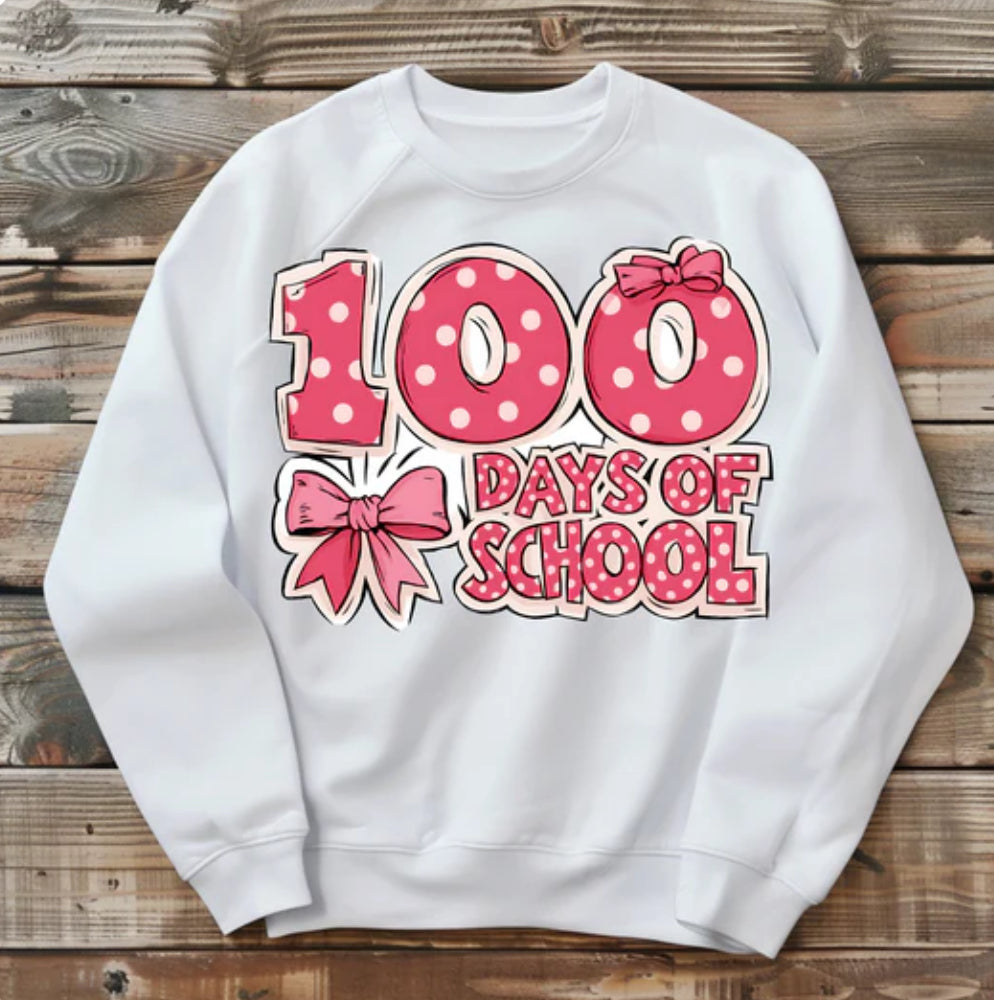 100 days dots and bows