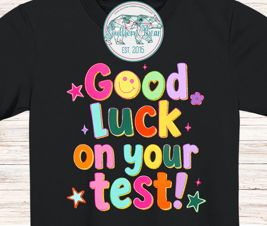 Good Luck on your test