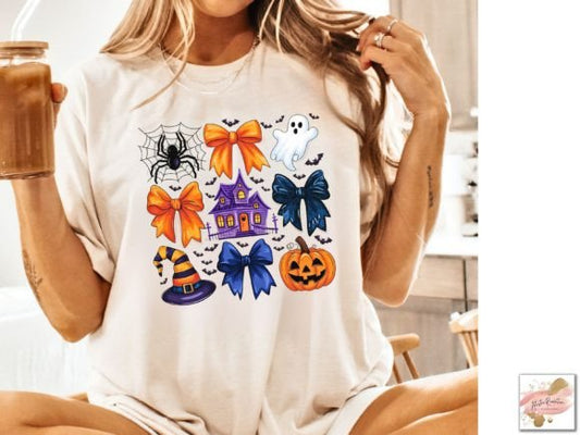 Halloween Coquette pumpkin ghost