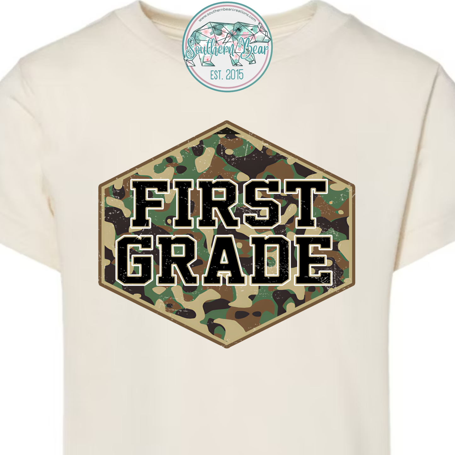 YOUTH: Pre-K to 5th Grade Camo 1: Grade levels