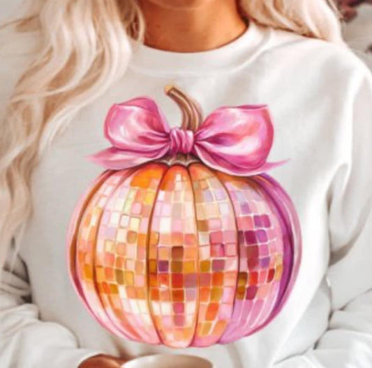 Disco-ball pumpkin