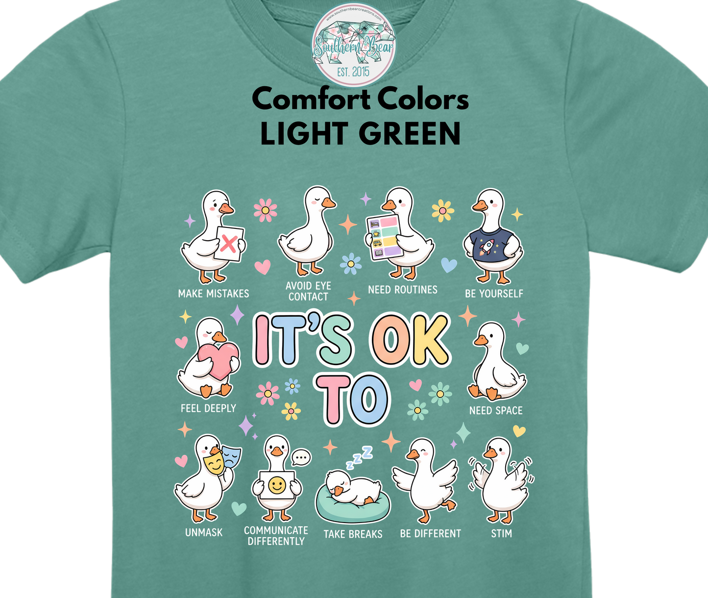 It’s okay to….