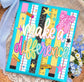 Make a Difference: Striped school supplies