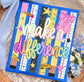 Make a Difference: Striped school supplies