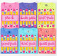 Pre-K to 4th Grade Pink Gingham stripe Pencil: Grade levels