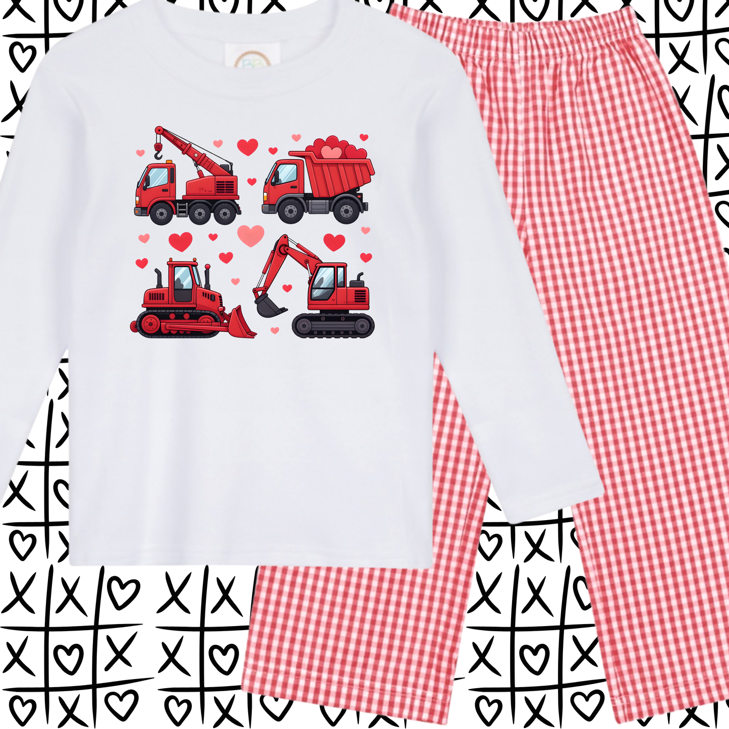 Boys❤️Tractor Valentine set