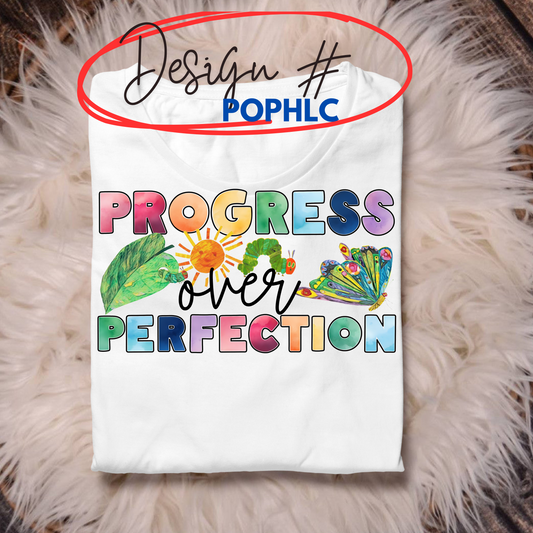 Progress over perfection