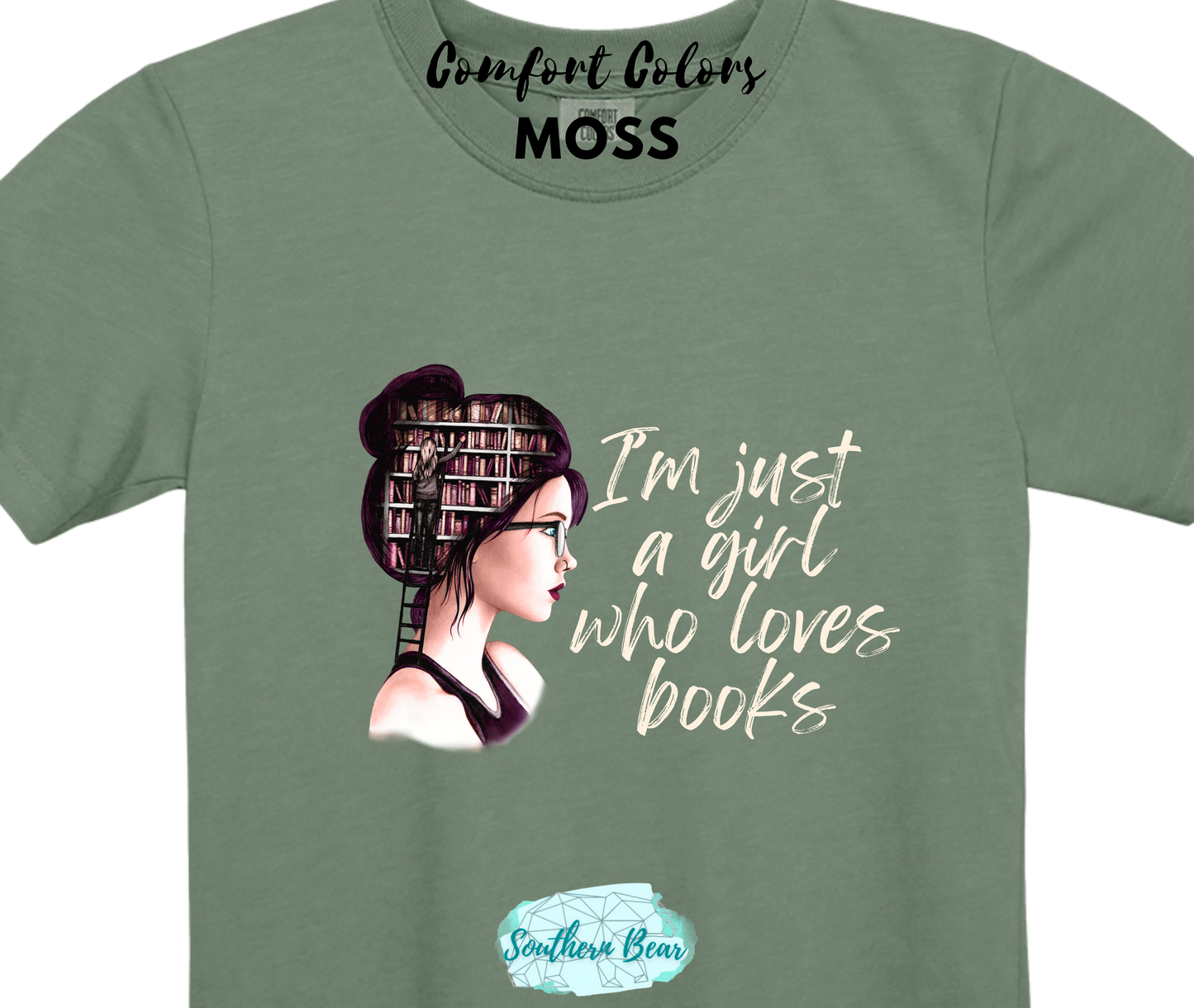 A girl who loves books