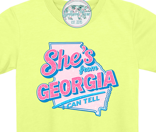 She's from Georgia