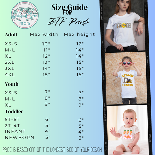 DTF SINGLE Prints