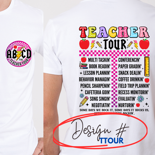 Back to School Tour - Teacher Tour