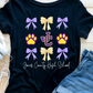 Kids JC Purple & Gold Bows
