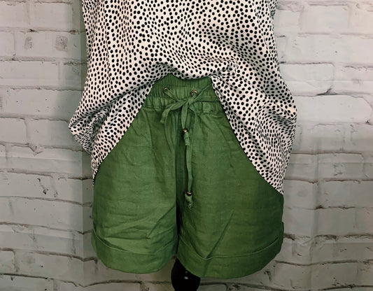 Olive shorts