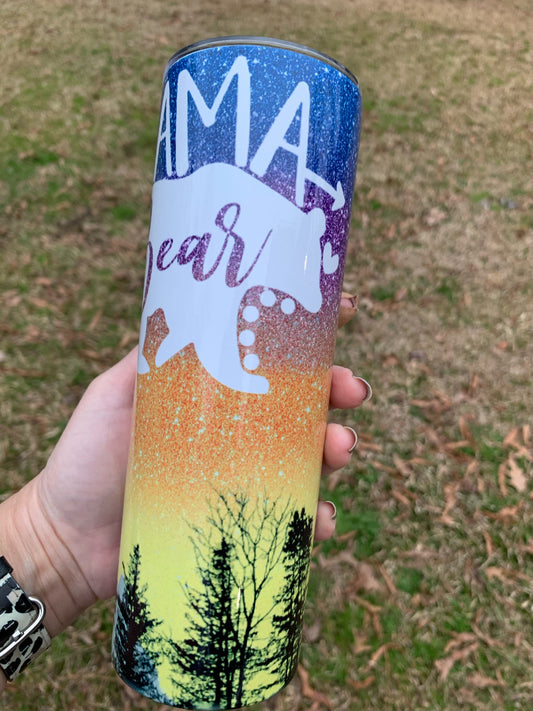 Skinny 20 oz. Mama Bear