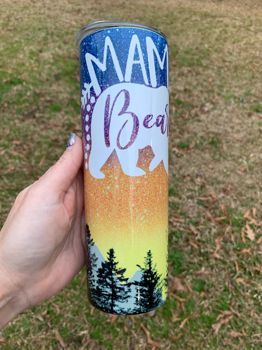 Skinny 20 oz. Mama Bear